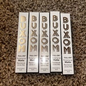 Lot Of 5 Buxom Full-On Plumping Lip Matte 4.2ml 0.14 Fl oz New